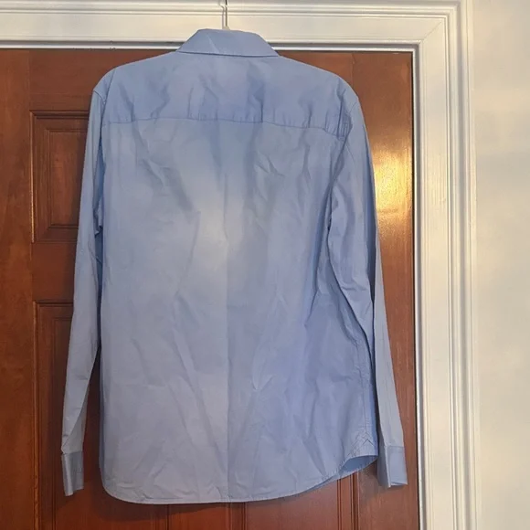 Armani Exchange Men's Light Blue Dress Shirt - Picture 6 of 12
